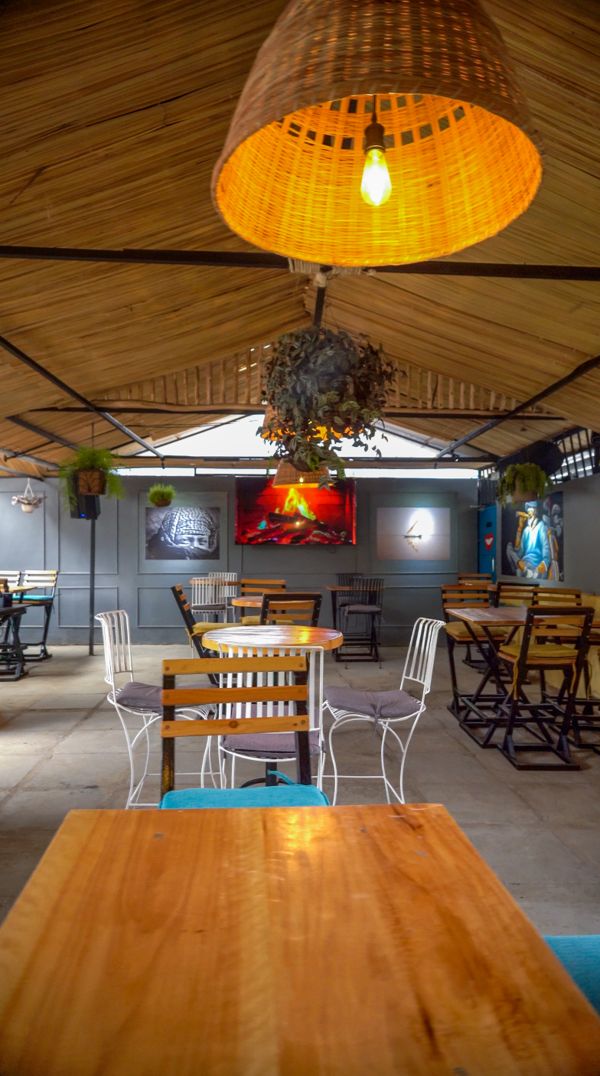 Warm interior dining ambiance at Birdies & Brewz Karen Nairobi